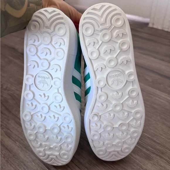 Adidas Gazelle Green and Pink Women's Shoes - Picture 5 of 5